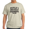 thumbnail image 1 of CafePress - World's Greatest Grandpa Light T Shirt - Men's Classic Graphic T-Shirt, 1 of 4