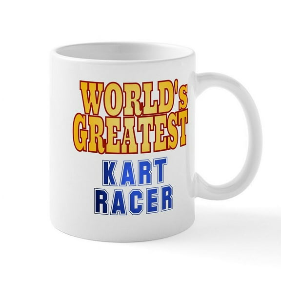 CafePress - World's Greatest Kart Racer Mug - 11 oz Ceramic Mug - Novelty Coffee Tea Cup