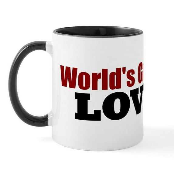 CafePress - World's Greatest Lover Mug - 11 oz Ceramic Mug - Novelty Coffee Tea Cup