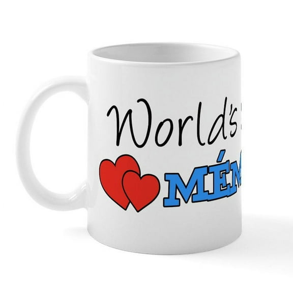 CafePress - World's Greatest Memere Mug - 11 oz Ceramic Mug - Novelty Coffee Tea Cup