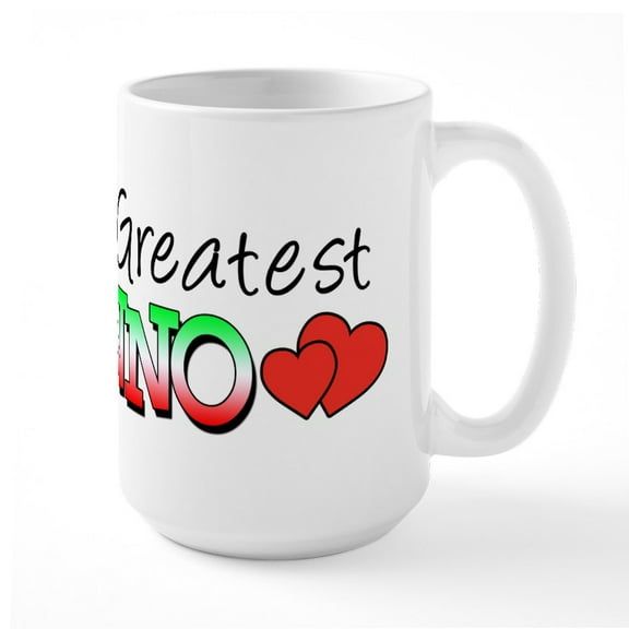 CafePress - World's Greatest Nonno Large Mug - 15 oz Ceramic Large White Novelty Mug
