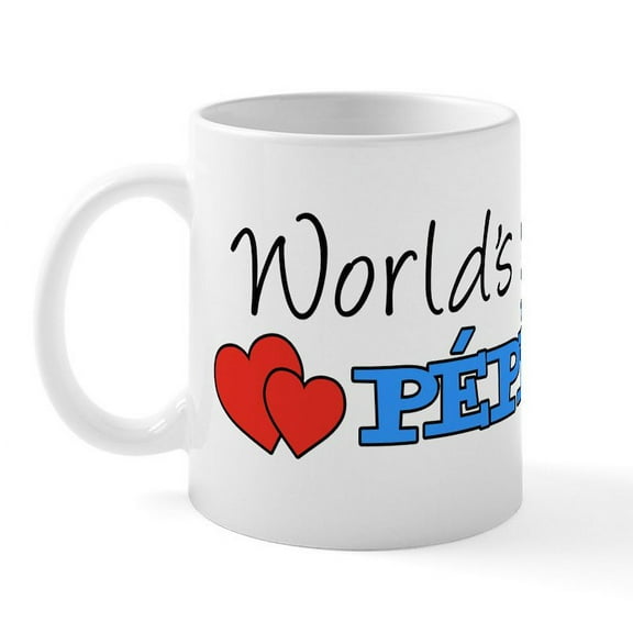 CafePress - World's Greatest Pepere Mug - 11 oz Ceramic Mug - Novelty Coffee Tea Cup