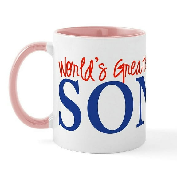 CafePress - World's Greatest Son II Mug - 11 oz Ceramic Mug - Novelty Coffee Tea Cup