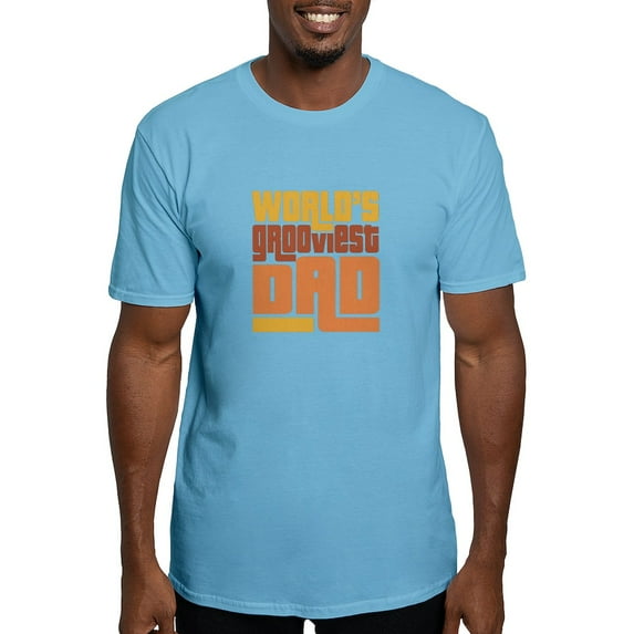 CafePress - World's Grooviest Dad Fitted T Shirt - Fitted T-Shirt, Vintage Fit Soft Cotton Tee
