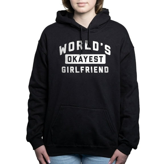 CafePress - World's Okayest Girlfrie - Pullover Hoodie, Classic & Comfortable Hooded Sweatshirt