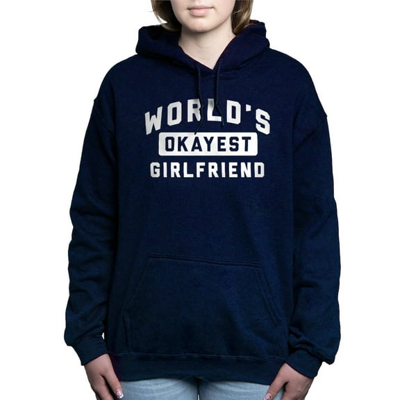 CafePress - World's Okayest Girlfrie - Pullover Hoodie, Classic & Comfortable Hooded Sweatshirt