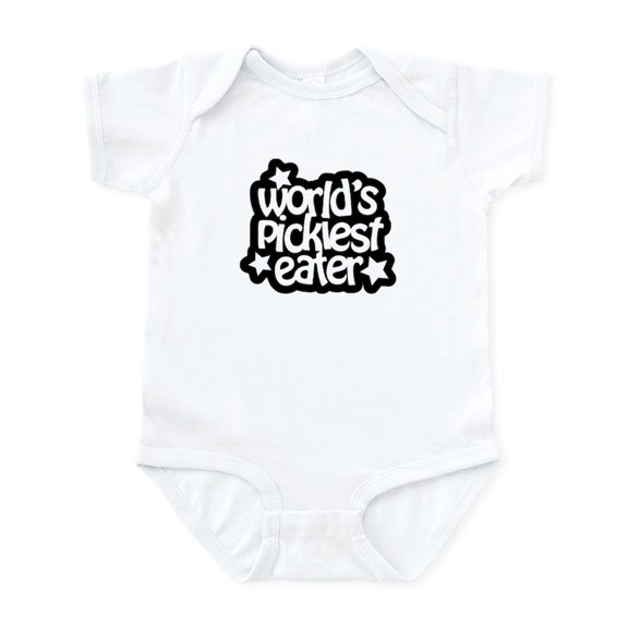 CafePress - World's Pickiest Eater Infant Bodysuit - Baby Light Bodysuit, Size Newborn - 24 Months