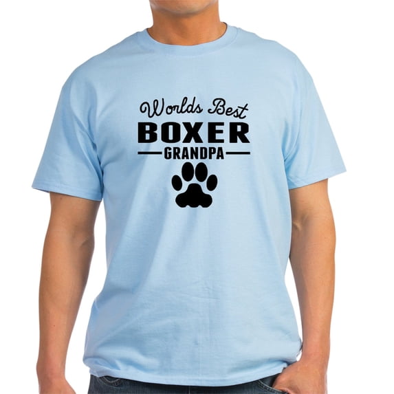 CafePress - Worlds Best Boxer Grandpa T Shirt - Men's Classic Graphic T-Shirt