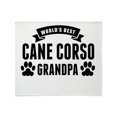 thumbnail image 1 of CafePress - Worlds Best Cane Corso Grandpa Throw Blanket - Soft Fleece Throw Blanket, 50"x60" for All Ages, 1 of 2