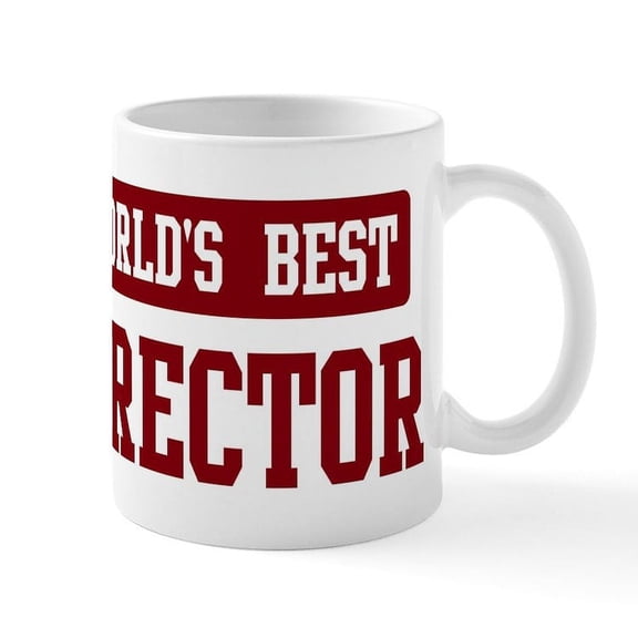 CafePress - Worlds Best Director Mug - 11 oz Ceramic Mug - Novelty Coffee Tea Cup
