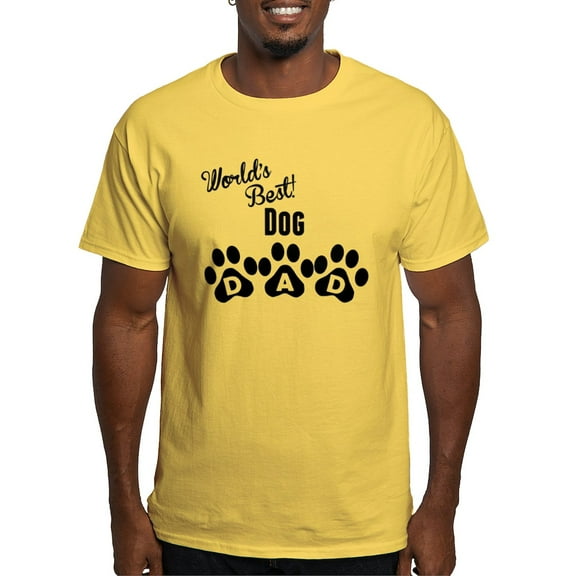 CafePress - Worlds Best Dog Dad T Shirt - Men's Classic Graphic T-Shirt