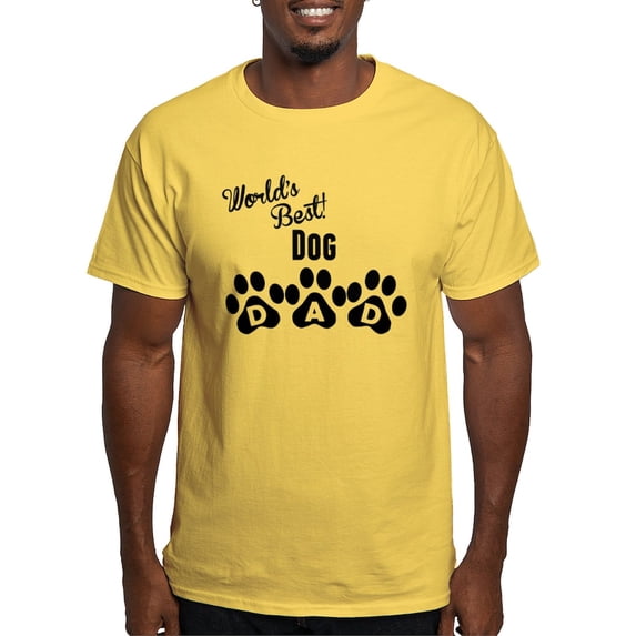 CafePress - Worlds Best Dog Dad T Shirt - Men's Classic Graphic T-Shirt