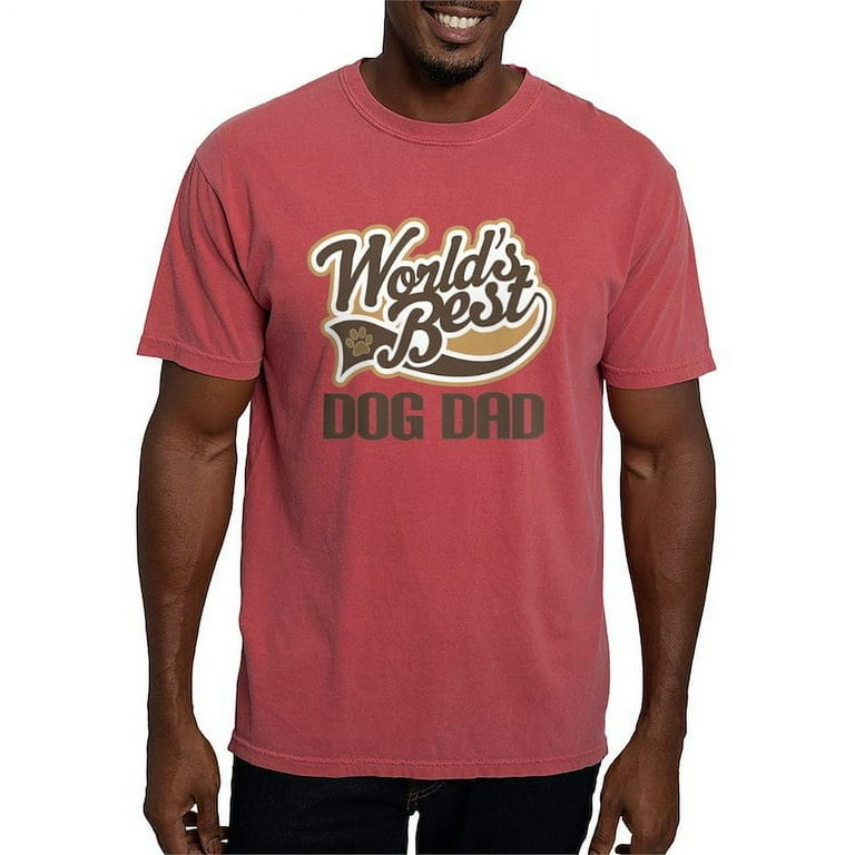 CafePress Worlds Best Dog Dad T Shirt Mens Comfort Colors