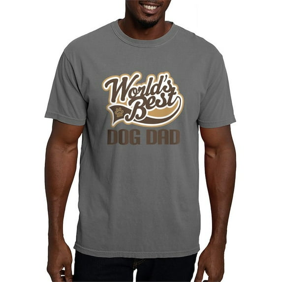 CafePress - Worlds Best Dog Dad T Shirt - Mens Comfort Colors Shirt
