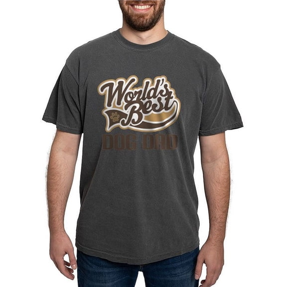 CafePress - Worlds Best Dog Dad T Shirt - Mens Comfort Colors Shirt