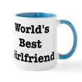 thumbnail image 1 of CafePress - Worlds Best Girlfriend Mug - 11 oz Ceramic Mug - Novelty Coffee Tea Cup, 1 of 4
