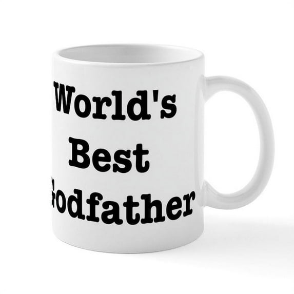 CafePress - Worlds Best Godfather Mug - 11 oz Ceramic Mug - Novelty Coffee Tea Cup