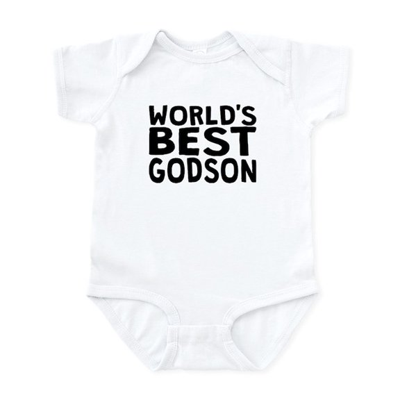 CafePress - Worlds Best Godson Body Suit - Baby Light Bodysuit, Size Newborn - 24 Months