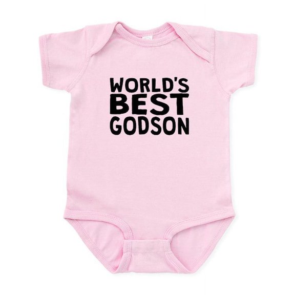 CafePress - Worlds Best Godson Body Suit - Baby Light Bodysuit, Size Newborn - 24 Months