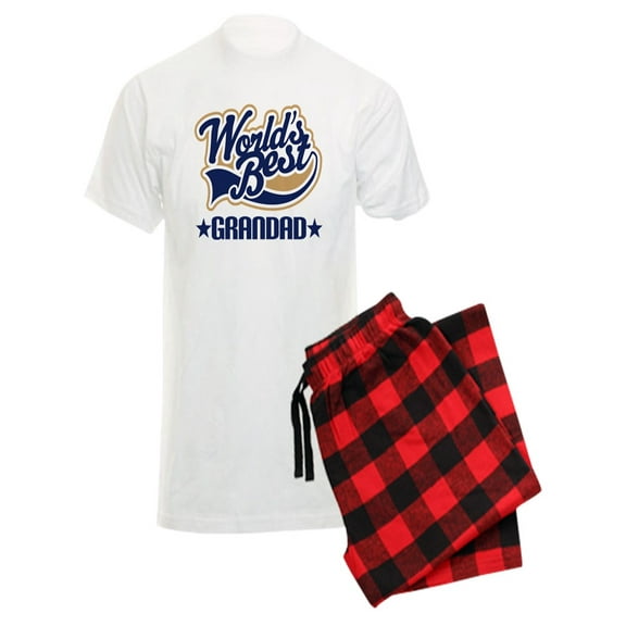 CafePress - Worlds Best Grandad - Men's Light Pajamas