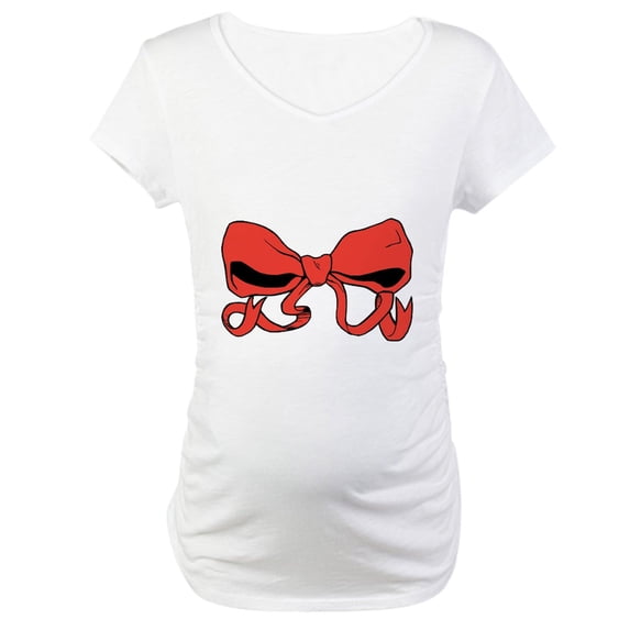 CafePress - Worlds Best Present (Dark) Maternity T Shirt - Cotton Maternity T-shirt, Cute & Funny Pregnancy Tee