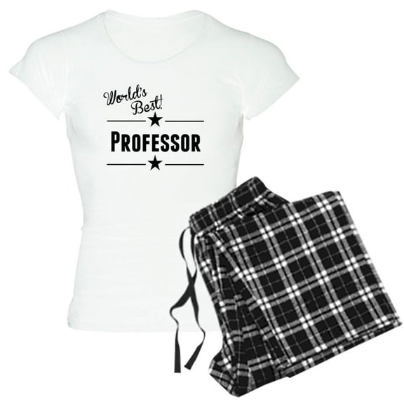 CafePress - Worlds Best Professor Pajamas - Women's Light Pajamas