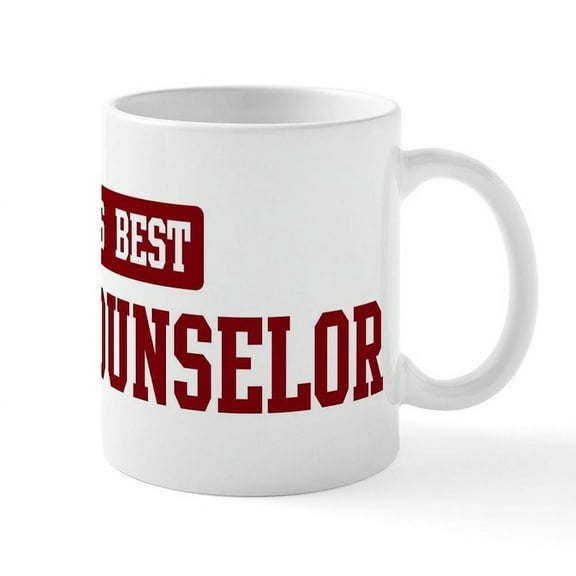 CafePress - Worlds Best School Counselor Mug - 11 oz Ceramic Mug - Novelty Coffee Tea Cup