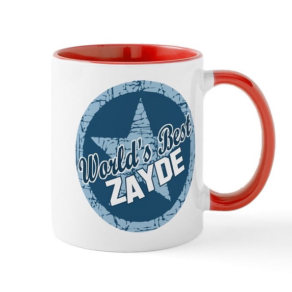 CafePress - Worlds Best Zayde Mug - 11 oz Ceramic Mug - Novelty Coffee Tea Cup