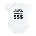 thumbnail image 1 of CafePress - Worlds Cutest Tax Deduction Body Suit - Baby Light Bodysuit, Size Newborn - 24 Months, 1 of 4
