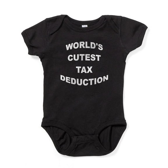 CafePress - Worlds Cutest Tax Deduction - Cute Infant Bodysuit Baby Romper - Size Newborn - 24 Months