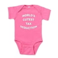 thumbnail image 1 of CafePress - Worlds Cutest Tax Deduction - Cute Infant Bodysuit Baby Romper - Size Newborn - 24 Months, 1 of 3