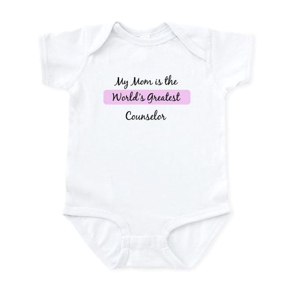CafePress - Worlds Greatest Counselor Infant Bodysuit - Baby Light Bodysuit, Size Newborn - 24 Months