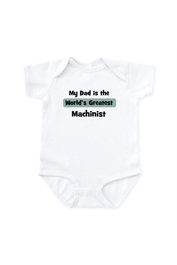 - Worlds Greatest Machinist Infant Bodysuit - Baby Light Bodysuit, Size Newborn - 24 Months
