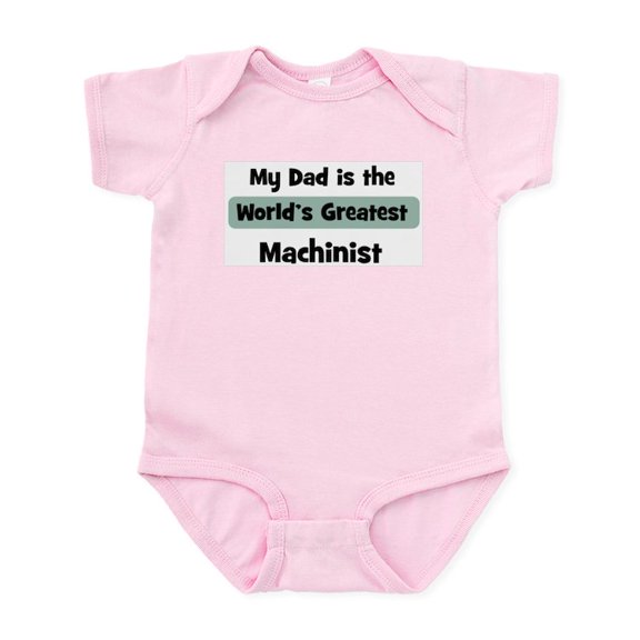 CafePress - Worlds Greatest Machinist Infant Bodysuit - Baby Light Bodysuit, Size Newborn - 24 Months