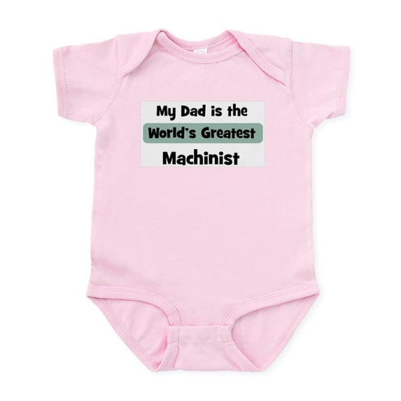 CafePress - Worlds Greatest Machinist Infant Bodysuit - Baby Light Bodysuit, Size Newborn - 24 Months