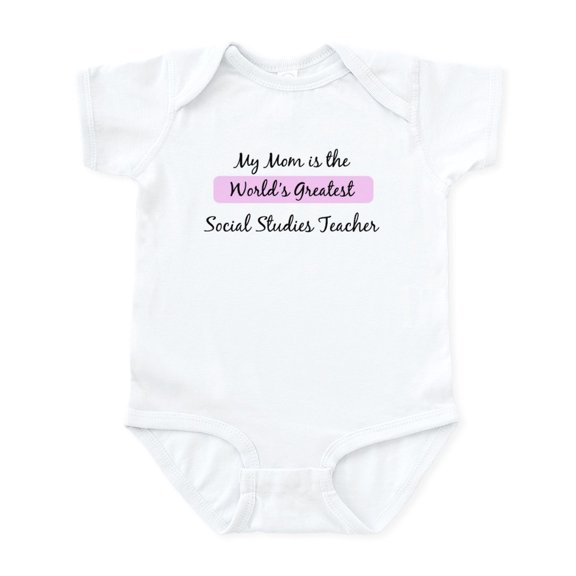 CafePress - Worlds Greatest Social Studie Infant Bodysuit - Baby Light Bodysuit, Size Newborn - 24 Months