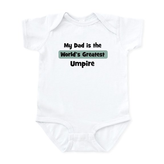 CafePress - Worlds Greatest Umpire Infant Bodysuit - Baby Light Bodysuit, Size Newborn - 24 Months