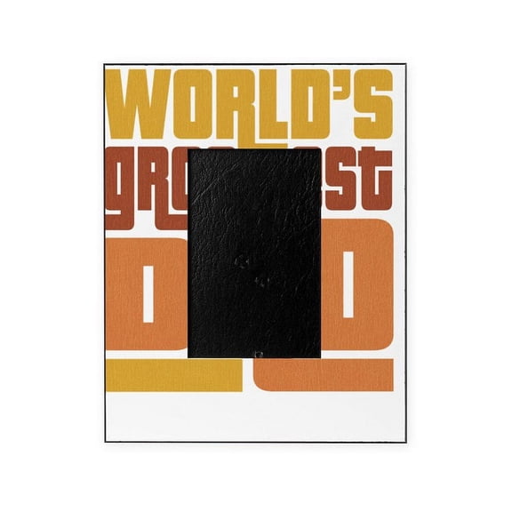 CafePress - Worlds Grooviest Dad - Decorative 8x10 Picture Frame