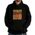 thumbnail image 1 of CafePress - Worlds Grooviest Dad Hoodie (Dark) - Pullover Hoodie, Classic, Comfortable Hooded Sweatshirt, 1 of 4