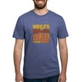 thumbnail image 1 of CafePress - Worlds Grooviest Dad Men's Deluxe T Shirt - Mens Tri-blend T-Shirt, 1 of 4