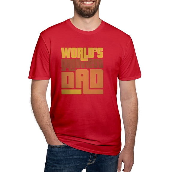 CafePress - Worlds Grooviest Dad Men's Fitted T Shirt (Dark) - Men's Fitted T-Shirt