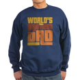 thumbnail image 1 of CafePress - Worlds Grooviest Dad Sweatshirt (Dark) - Classic Crew Neck Sweatshirt, 1 of 4