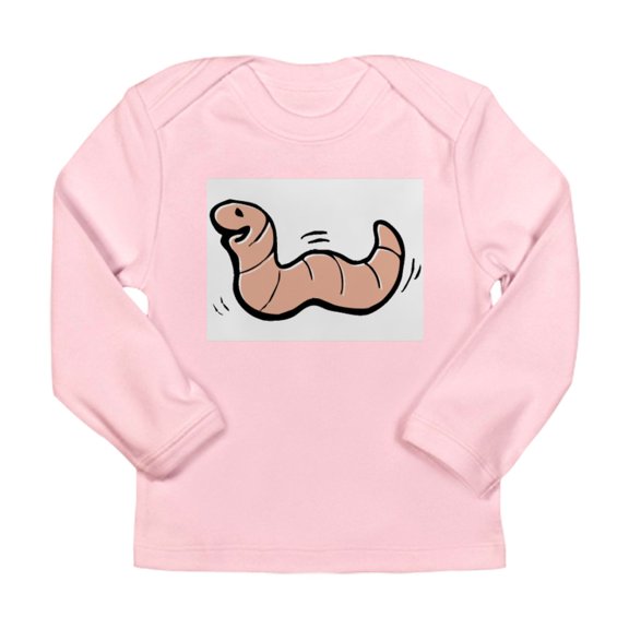 CafePress - Worm Long Sleeve Infant T Shirt - Long Sleeve Infant T-Shirt