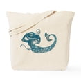 thumbnail image 1 of CafePress - Worn Mermaid Graphic Tote Bag - Unisex Canvas Tote Bag, Beige, 1-Piece, 1 of 7