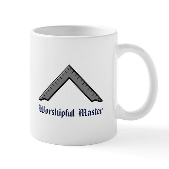 CafePress - Worshipful Master Mugs - 11 oz Ceramic Mug - Novelty Coffee Tea Cup