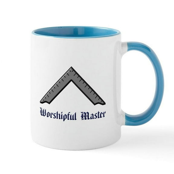 CafePress - Worshipful Master Mugs - 11 oz Ceramic Mug - Novelty Coffee Tea Cup