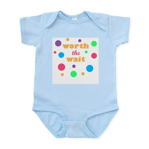 CafePress - Worth The Wait Infant Bodysuit - Baby Light Bodysuit, Size Newborn - 24 Months
