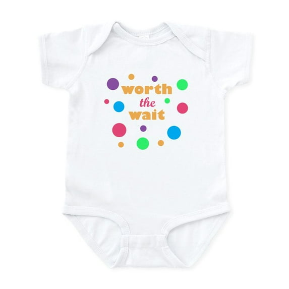 CafePress - Worth The Wait Infant Bodysuit - Baby Light Bodysuit, Size Newborn - 24 Months