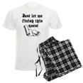 thumbnail image 1 of CafePress - Wow Quest Men's Light Pajamas - Men's Light Loose Fit Cotton Pajama Set, 1 of 7