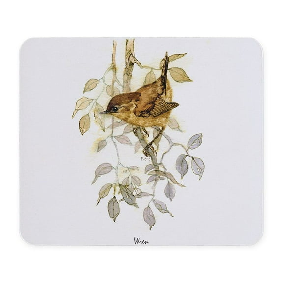 CafePress - Wren Peter Bere Design Mousepad - Non-slip Rubber Mousepad, Gaming Mouse Pad